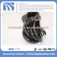 US Plug 3Prong C13 Power Cable for PC